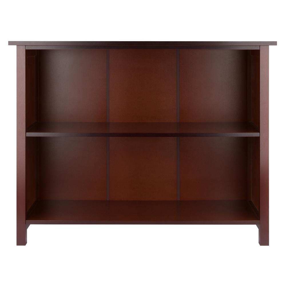 Milan Storage Shelf or Bookcase, 3-Tier, Long - Winsome Wood