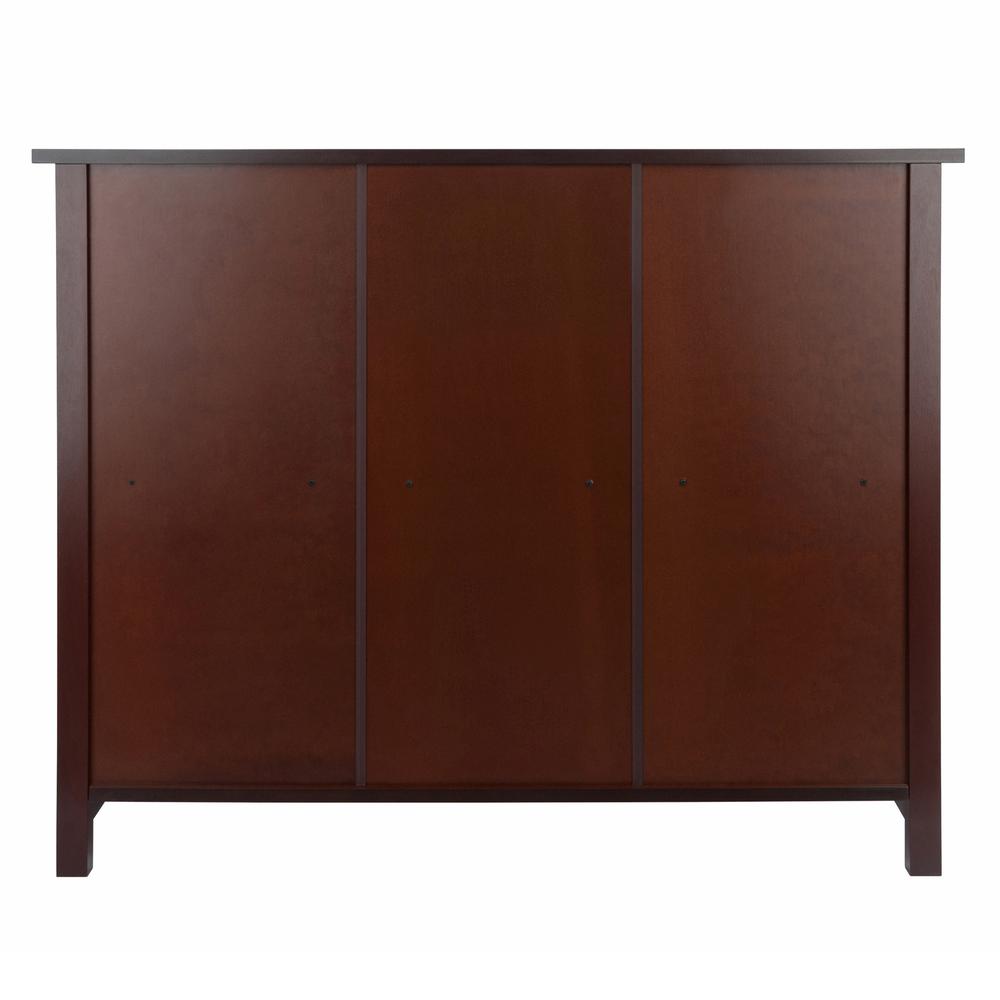 Milan Storage Shelf or Bookcase, 3-Tier, Long - Winsome Wood