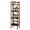 Terry Folding Bookcase Antique Walnut - Winsome Wood