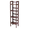 Terry Folding Bookcase Antique Walnut - Winsome Wood