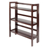 Terry Folding Bookcase Walnut - Winsome Wood