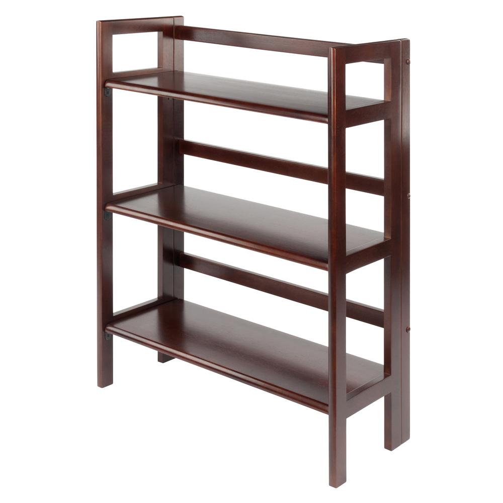 Terry Folding Bookcase Walnut - Winsome Wood
