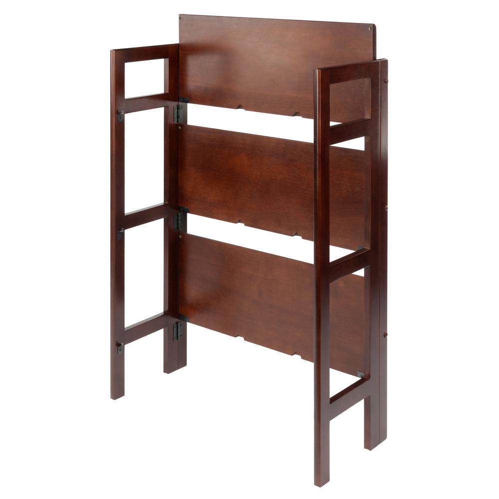 Terry Folding Bookcase Walnut - Winsome Wood