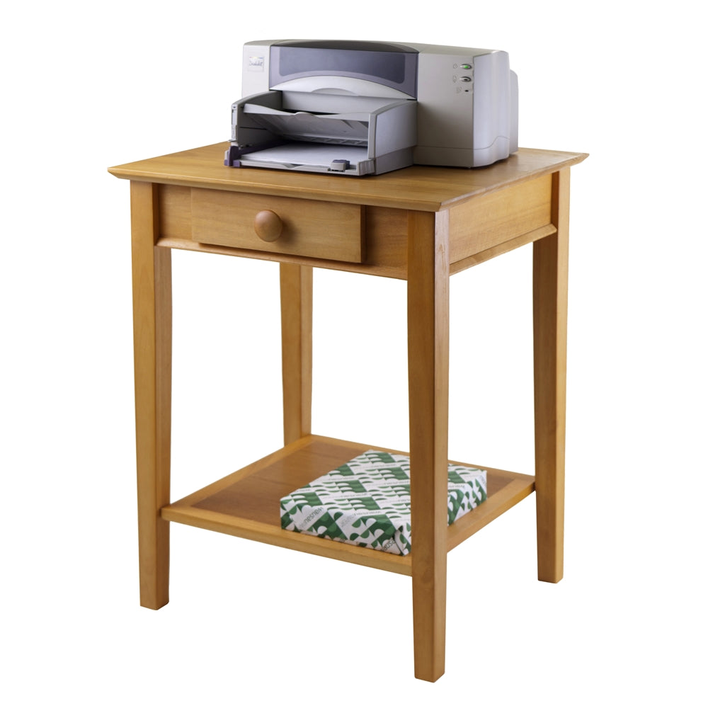 Studio End / Printer Table - Winsome Wood