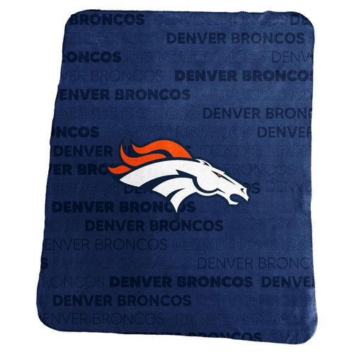 Denver Broncos Blanket Classic Fleece - Logo Brands