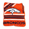 Denver Broncos Blanket 50x60 Raschel Throw - Logo Brands