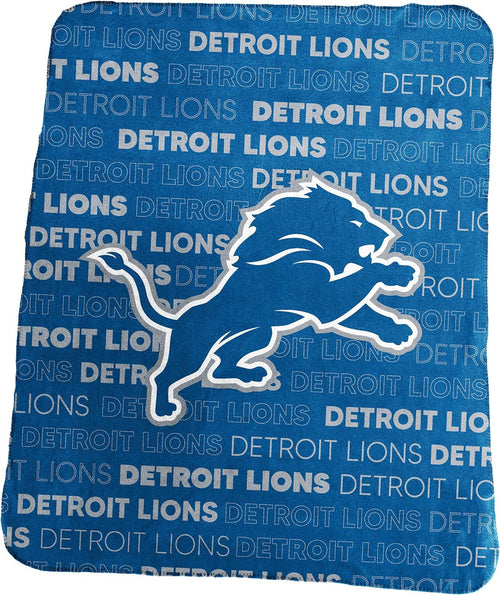 Detroit Lions Blanket 50x60 Fleece Classic - Logo Brands