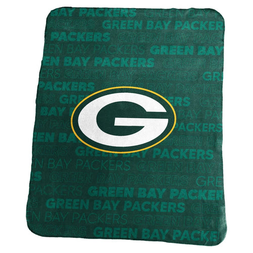 Green Bay Packers Blanket 50x60 Fleece Classic - Logo Brands