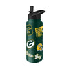 Green Bay Packers Quencher Bottle 34oz Stainless Steel Dreamweave - Logo Brands