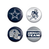 Dallas Cowboys Buttons 4 Pack - WinCraft