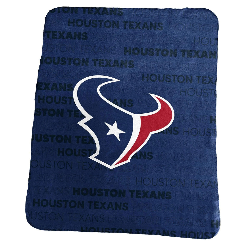 Houston Texans Blanket 50x60 Fleece Classic - Logo Brands