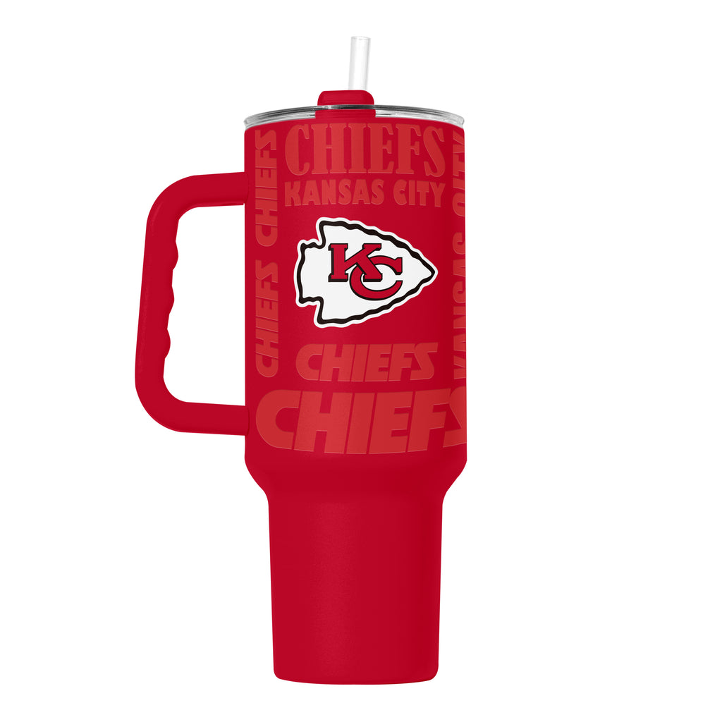 Kansas City Chiefs Tumbler 40oz Powder Coat Replay - Logo Brands