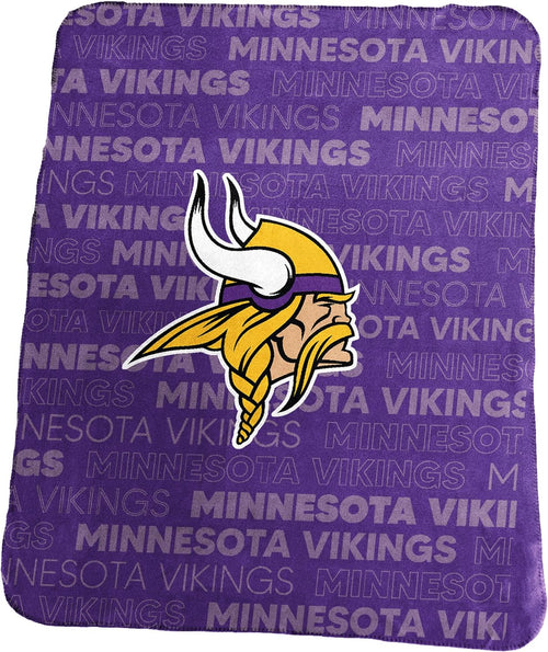 Minnesota Vikings Blanket 50x60 Fleece Classic - Logo Brands