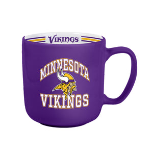 Minnesota Vikings Coffee Mug 15oz Stripe Design - Logo Brands