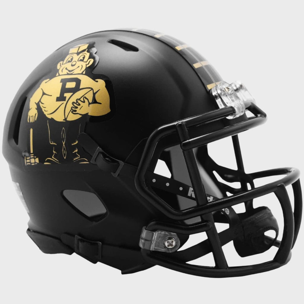 Purdue Boilermakers Helmet Riddell Replica Mini Speed Style Vintage Pete Design - Riddell