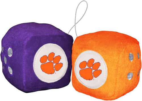 Clemson Tigers Fuzzy Dice CO -