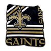 New Orleans Saints Blanket 50x60 Raschel Throw - Logo Brands