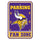Minnesota Vikings Sign 12x18 Plastic Fan Zone Parking Style -