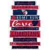 Cleveland Guardians Sign 11x17 Wood Family Word Design - WinCraft