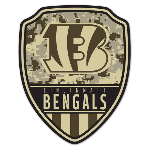 Cincinnati Bengals Sign Wood 11x14 Shield Shape - WinCraft