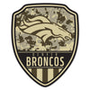 Denver Broncos Sign Wood 11x14 Shield Shape - WinCraft