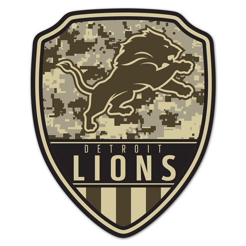 Detroit Lions Sign Wood 11x14 Shield Shape - WinCraft