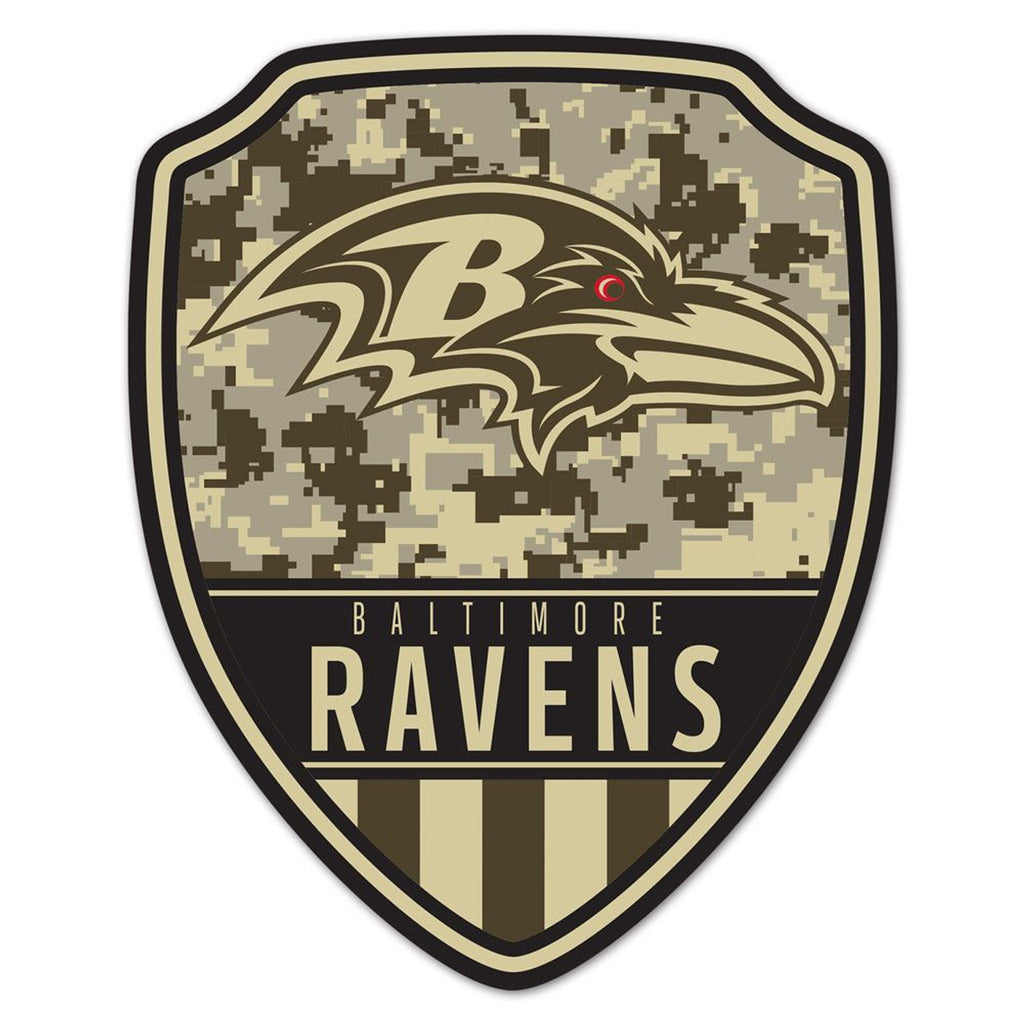 Baltimore Ravens Sign Wood 11x14 Shield Shape - Wincraft