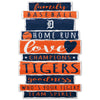 Detroit Tigers Sign 11x17 Wood Family Word - WinCraft