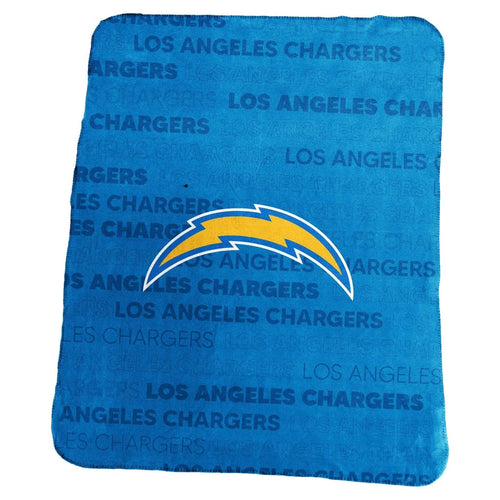 Los Angeles Chargers Blanket 50x60 Fleece Classic - Logo Brands