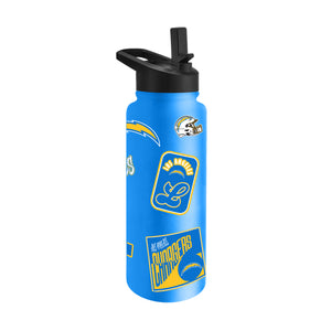 Los Angeles  Chargers Quencher Bottle 34oz Stainless Steel Dreamweave - Logo Brands