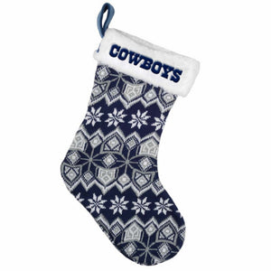 Dallas Cowboys Knit Holiday Stocking - 2015 -