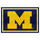 Fanmats - University of Michigan 5x8 Rug 59.5''x88''