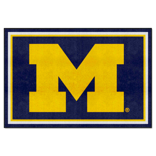 Fanmats - University of Michigan 5x8 Rug 59.5''x88''