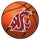 Fanmats - Washington State University Basketball Mat 27'' diameter