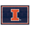 Fanmats - University of Illinois 5x8 Rug 59.5''x88''