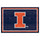 Fanmats - University of Illinois 5x8 Rug 59.5''x88''