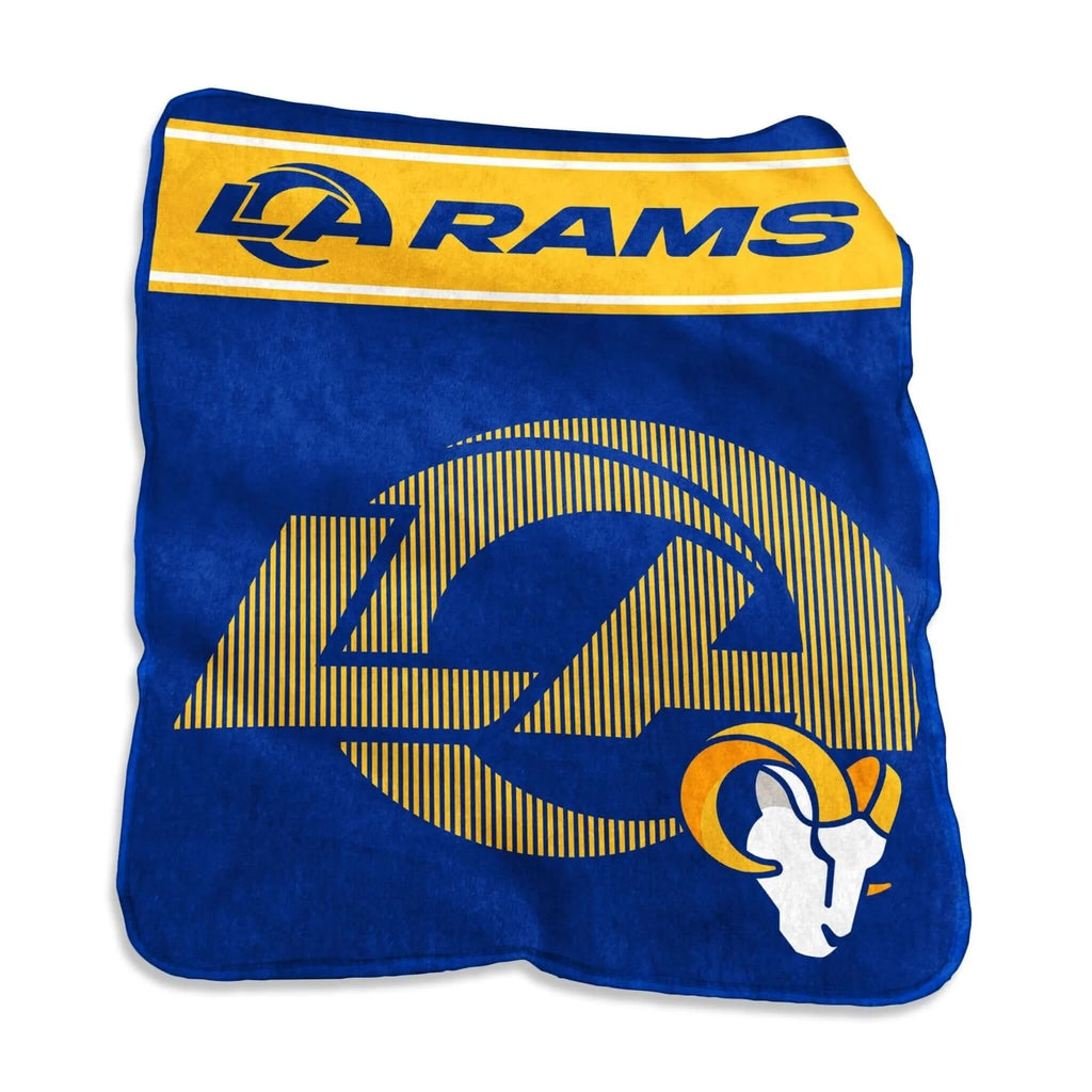 Los Angeles Rams Blanket 60x80 Raschel Throw - Logo Brands