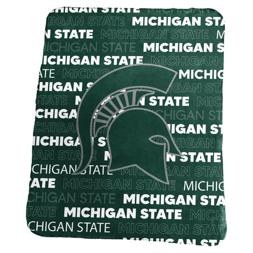 Michigan State Spartans Blanket 50x60 Fleece Classic - Logo Brands