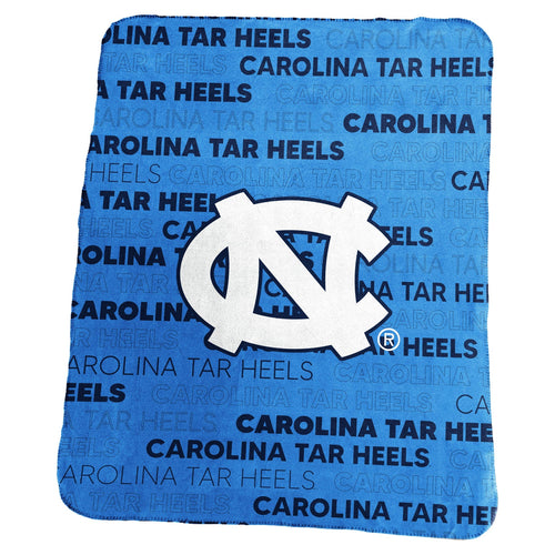 North Carolina Tar Heels Blanket 50x60 Fleece Classic - Logo Brands