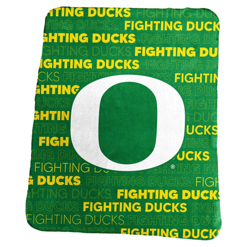 Oregon Ducks Blanket 50x60 Fleece Classic - Logo Brands