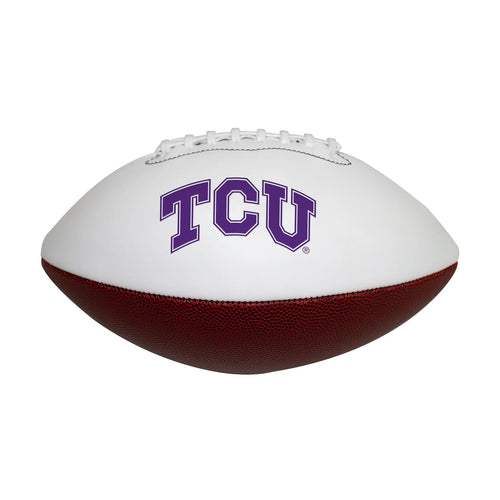 TCU Horned Frogs Football Full Size Autographable - Logo Brands