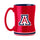 Arizona Wildcats Coffee Mug 14oz Sculpted Relief Team Color - Logo Brands