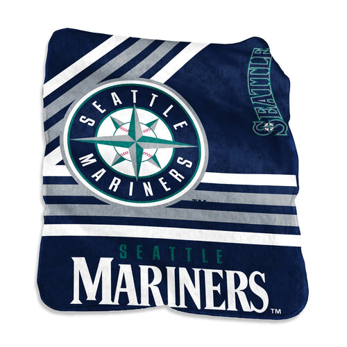 Seattle Mariners Blanket 50x60 Raschel Throw - Logo Brands
