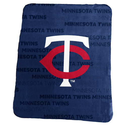 Minnesota Twins Blanket 50x60 Fleece Classic - Logo Brands