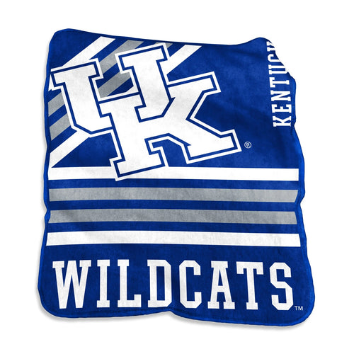 Kentucky Wildcats Blanket 50x60 Raschel Throw - Logo Brands