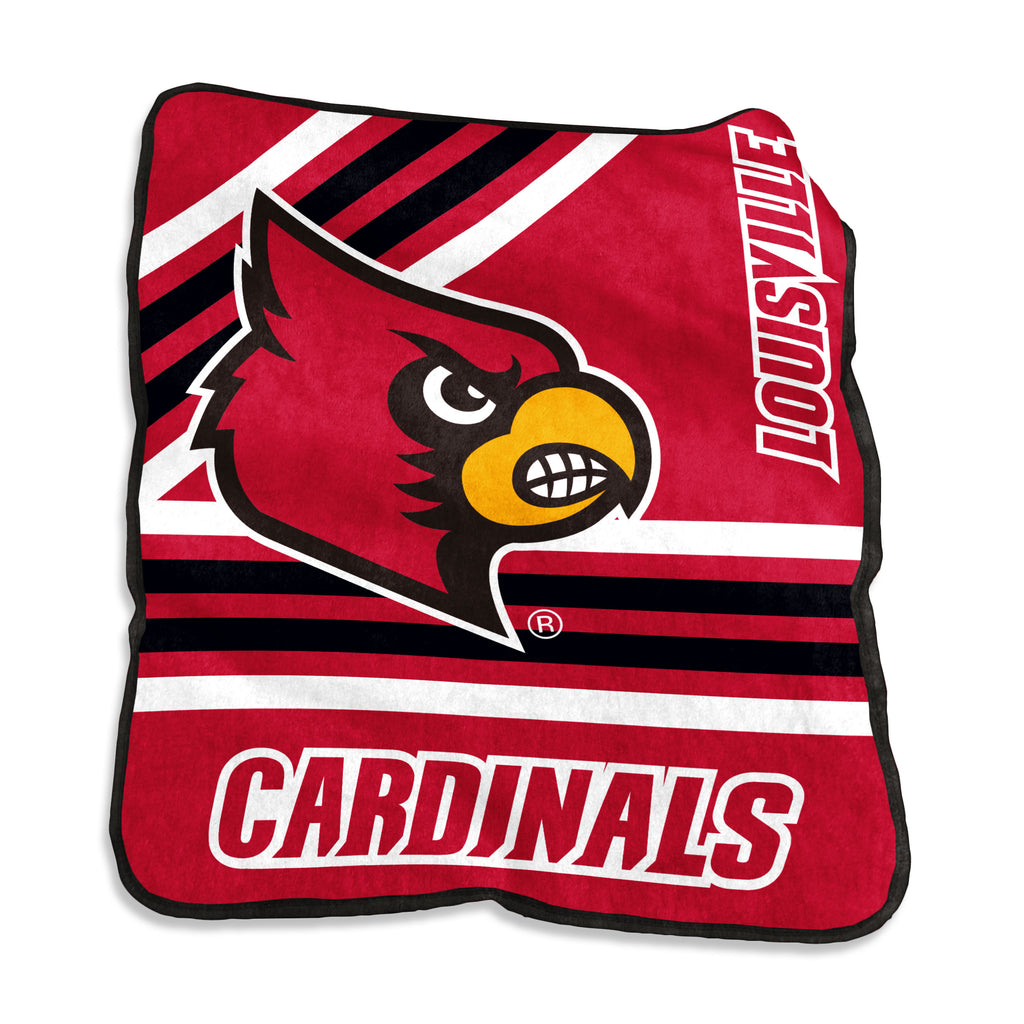 Louisville Cardinals Blanket 50x60 Raschel Throw - Logo Brands