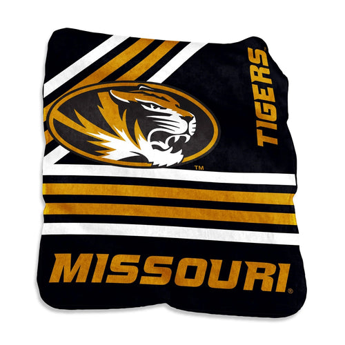 Missouri Tigers Blanket 50x60 Raschel Throw - Logo Brands