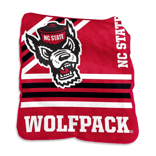 North Carolina State Wolfpack Blanket 50x60 Raschel Throw - Logo Brands
