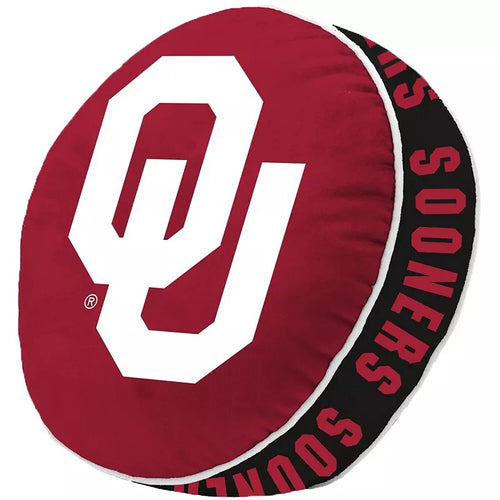 Oklahoma Sooners Puff Pillow - Logo Brands