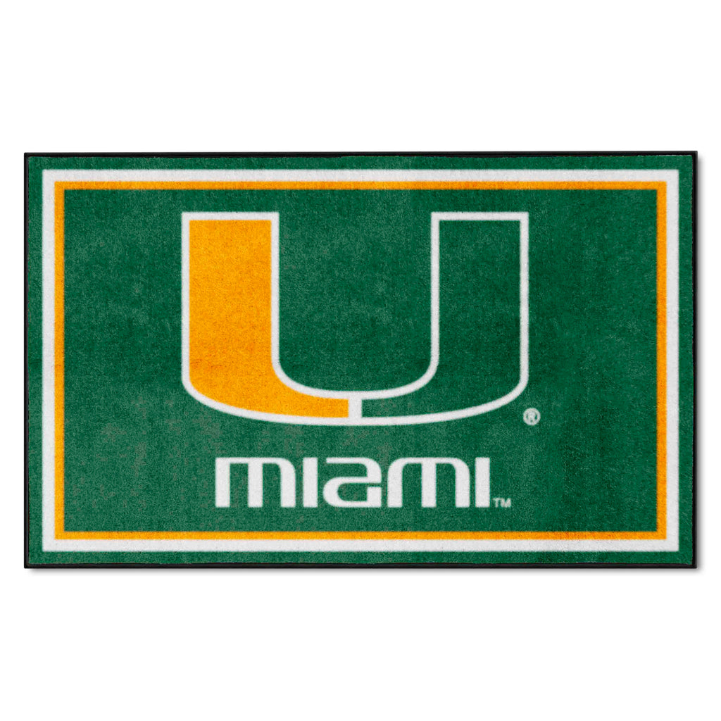 Fanmats - University of Miami 4x6 Rug 44''x71''